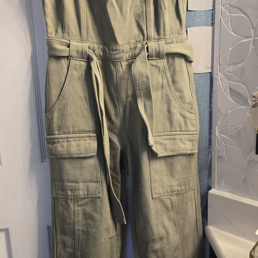Chelsea & Violet Sage Green Jumpsuit